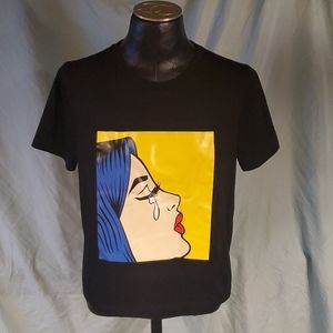 Cry baby cropped tee